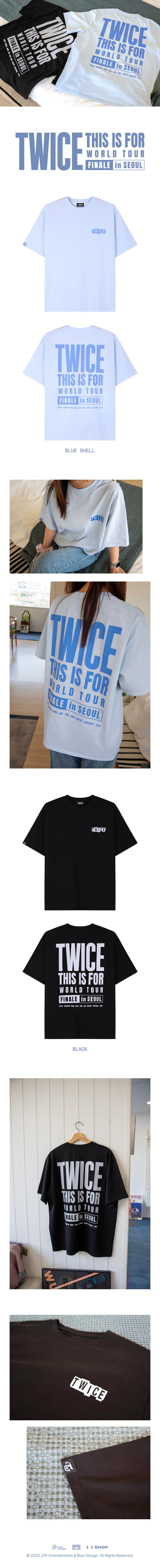 PRE-ORDER] TWICE - T-Shirt ['This Is For' Finale in Seoul] [11287